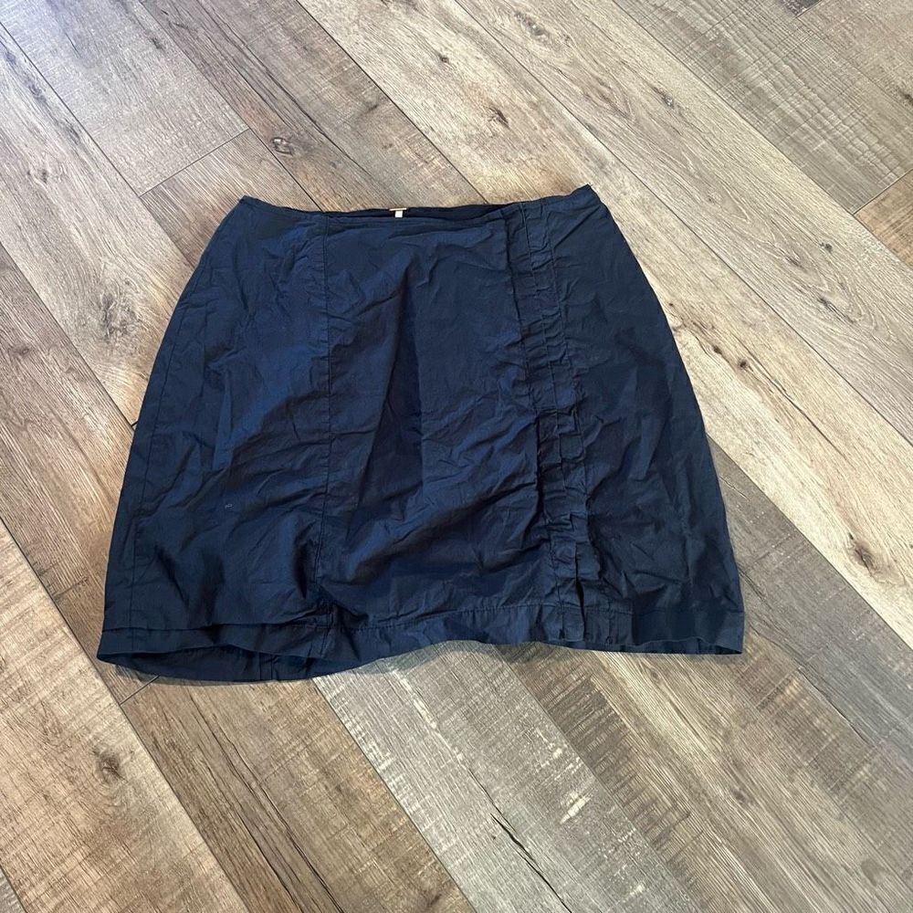 Free people black mini skirt size S